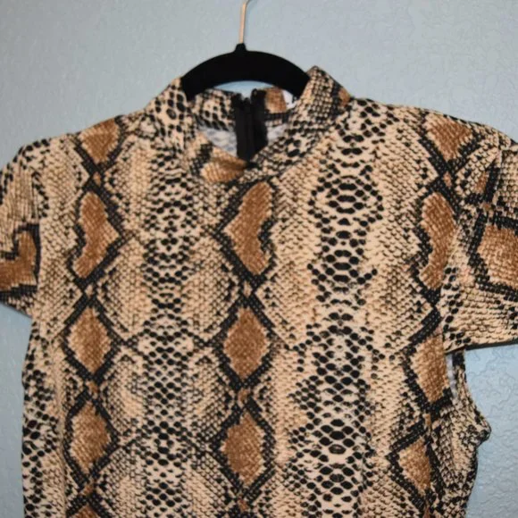 I.AM.GIA. Viper Aoki Snakeskin Print Dress - Picture 4 of 7